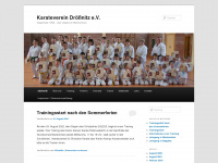 karatedroessnitz.wordpress.com Webseite Vorschau