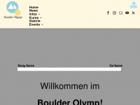 boulderolymp.de Webseite Vorschau