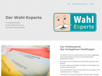 wahl-experte.de Webseite Vorschau