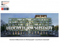 leuchtturm-seestadt.at Webseite Vorschau