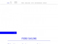 piero-sailing.ch Webseite Vorschau