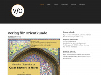 verlag-fuer-orientkunde.com Webseite Vorschau