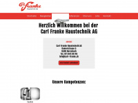 carl-franke.ch Webseite Vorschau