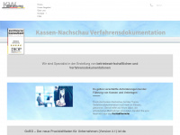 kassennachschau-verfahrensdokumentation.de Webseite Vorschau