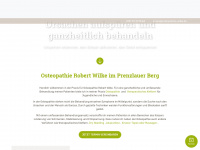 osteopathie-wilke.de Webseite Vorschau