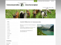 geissenparadies.ch Webseite Vorschau