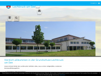 grundschule-lechbruck.de Webseite Vorschau