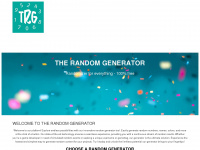the-random-generator.com Webseite Vorschau