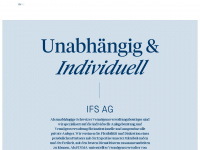ifsag.ch Webseite Vorschau