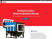 biofire.fi Webseite Vorschau