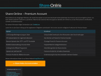 share-online.info Webseite Vorschau