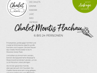 chalet-montis.com Webseite Vorschau