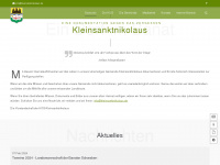 kleinsanktnikolaus.de Webseite Vorschau