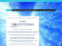 sonoforma.com Webseite Vorschau