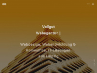 vollgut-webdesign.de Webseite Vorschau