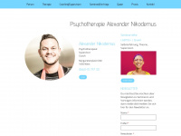 psychotherapie-nikodemus.at Webseite Vorschau