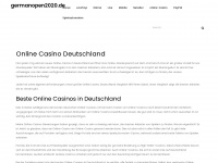 germanopen2020.de Webseite Vorschau