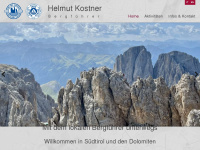 helmut-kostner.it Webseite Vorschau