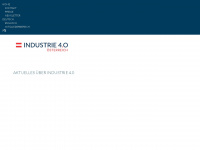plattformindustrie40.at Webseite Vorschau