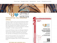 orgel-oeffnet-herzen.de Webseite Vorschau