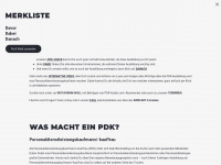pdk-ausbildung.de Webseite Vorschau