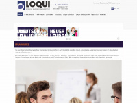 loqui.at Webseite Vorschau