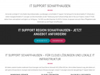 it-support-schaffhausen.ch Webseite Vorschau