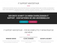 it-support-winterthur.ch Webseite Vorschau