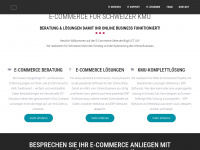 e-commerce-kmu.ch Webseite Vorschau