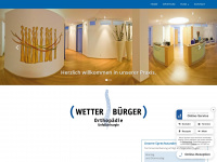 wetter-buerger.de Webseite Vorschau