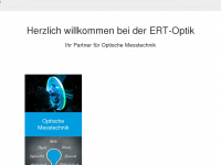 ert-optik.de Webseite Vorschau
