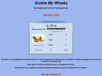 grobismywhisky.de Webseite Vorschau