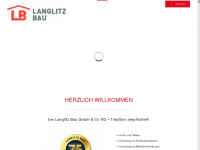 langlitz-bau.de Webseite Vorschau