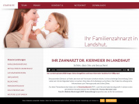 zahnarzt-kiermeier.de Webseite Vorschau