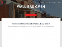 wall-bau.de Webseite Vorschau