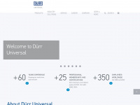 durr-universal.com Webseite Vorschau