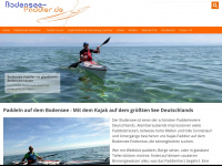 bodensee-paddler.de Webseite Vorschau