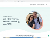 nilsa-travels.de Webseite Vorschau