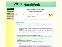webhandwerk.ch Webseite Vorschau