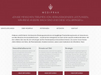 mediprax.ch Webseite Vorschau