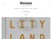 Bleisatz.blog
