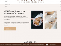 baeckerei-schiffer.com Webseite Vorschau