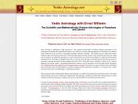 vedic-astrology.net Webseite Vorschau