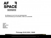 affspace.ch Webseite Vorschau