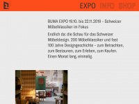 bumaexpo.ch Webseite Vorschau