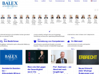 balex.law Webseite Vorschau