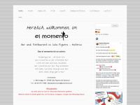 el-momento.es Webseite Vorschau
