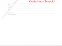 klavierhaus-seybold.de Webseite Vorschau