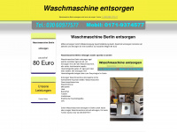waschmaschine-berlin-entsorgen.de Webseite Vorschau