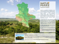 naturparke-lsa.de Webseite Vorschau